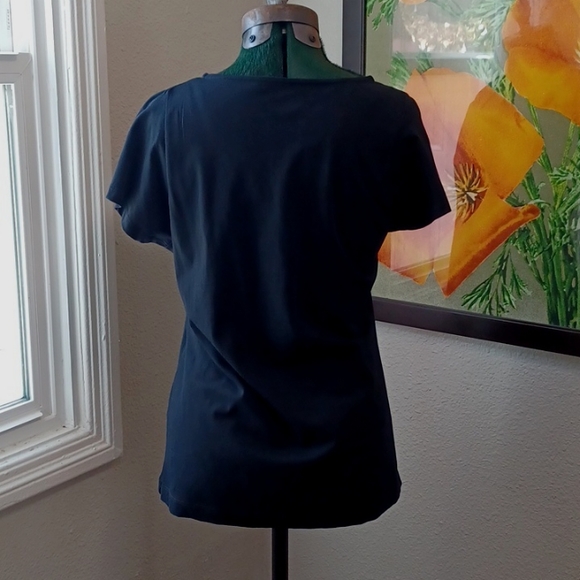 Chaus Organic black tee, size medium, NWT - Picture 3 of 8